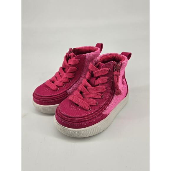 BILLY Classic DR II High Top Wrap Zip Pink Print Toddler Sz US 6 Wide - Picture 7 of 7